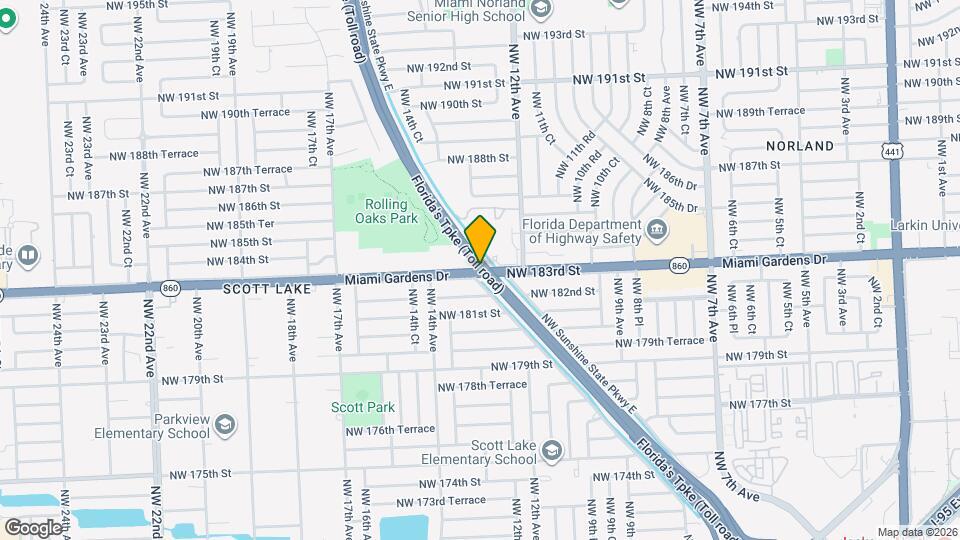 1301 NW Miami Gardens Dr Map and Location Details