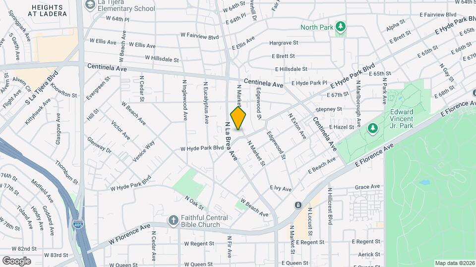 701 N Market St, Unit # 18 Map and Location Details