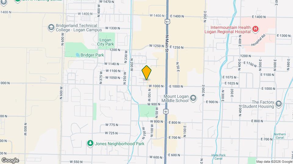 1020 N 130 W Map and Location Details