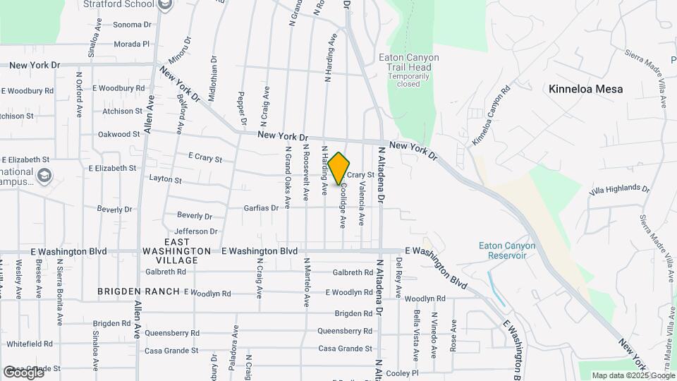 1511 Coolidge Ave Map and Location Details