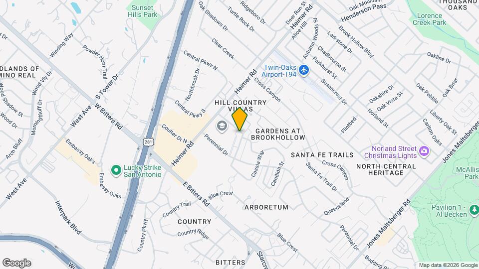 1327 Julienne Pl Map and Location Details