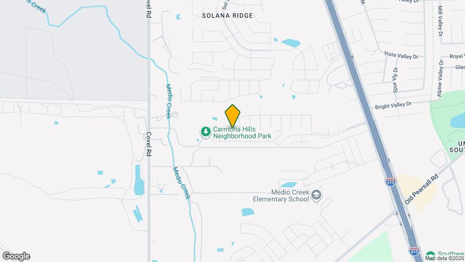 8414 Piedras Crk Mapa y Detalles de la Ubicación