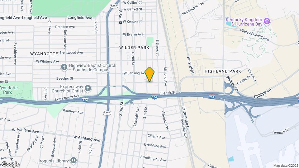 100 E Florence Ave Map and Location Details