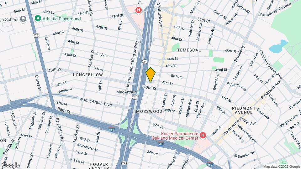526 40th St Map and Location Details