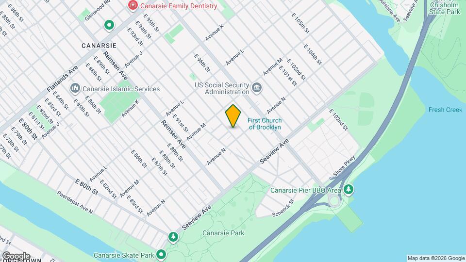 1561 E 94th St Map and Location Details