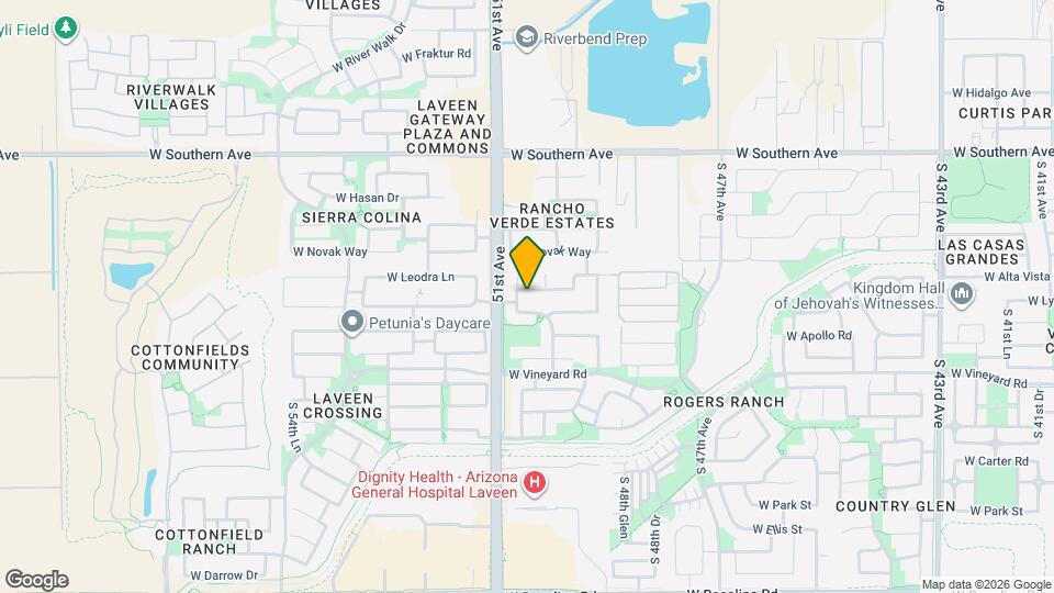 5027 W St Catherine Ave Map and Location Details