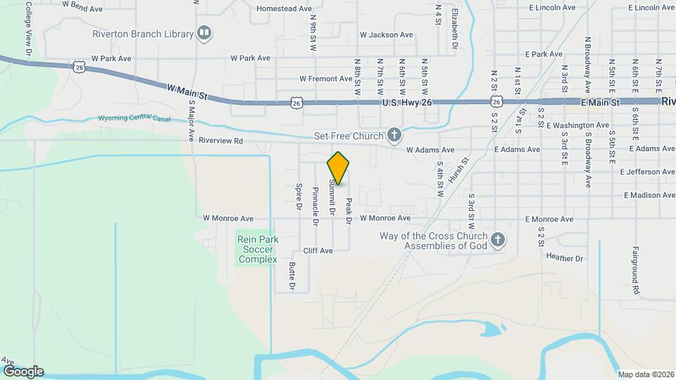 421 Summit Dr Map and Location Details