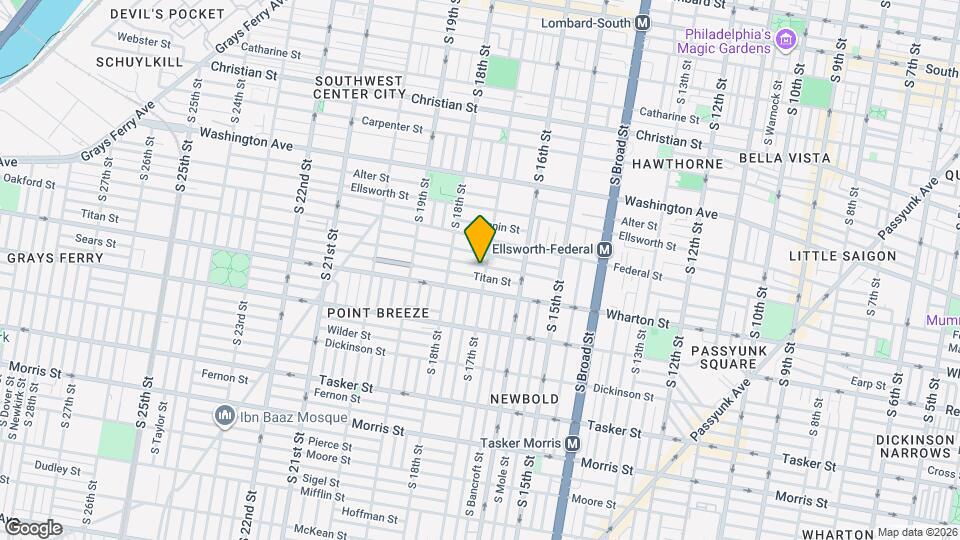 1234 S 17th St Map and Location Details