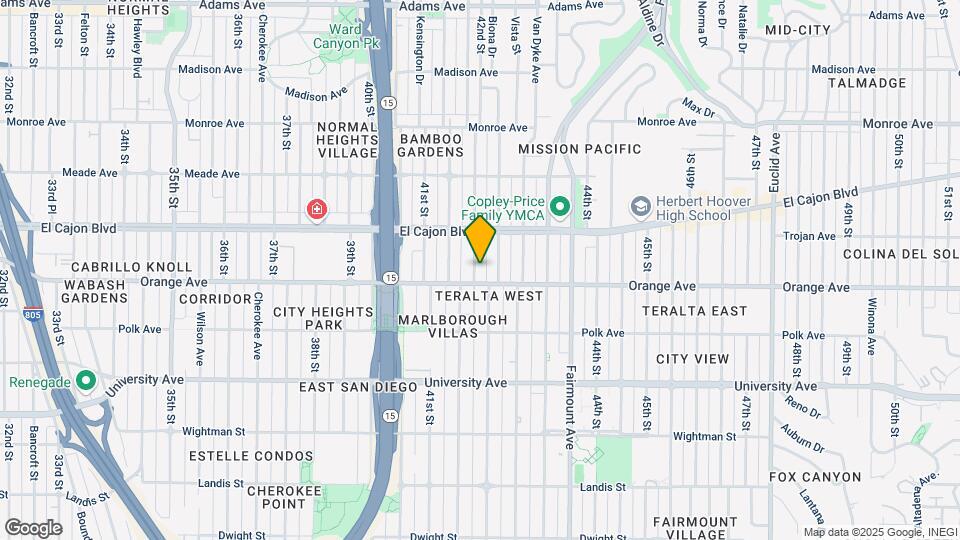 4225 42nd St Map and Location Details