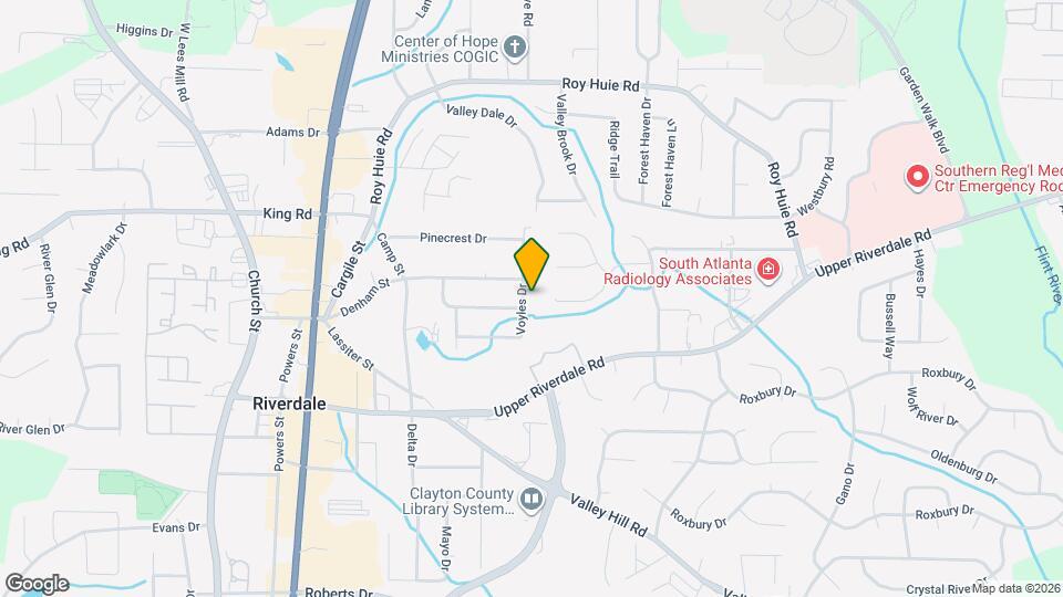 6538 Voyles Dr Map and Location Details