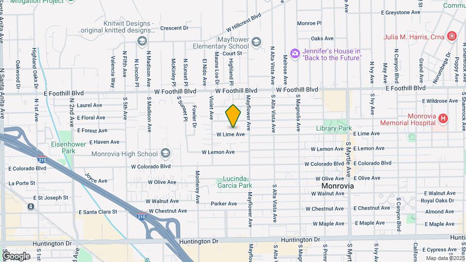 533 W Lime Ave Map and Location Details
