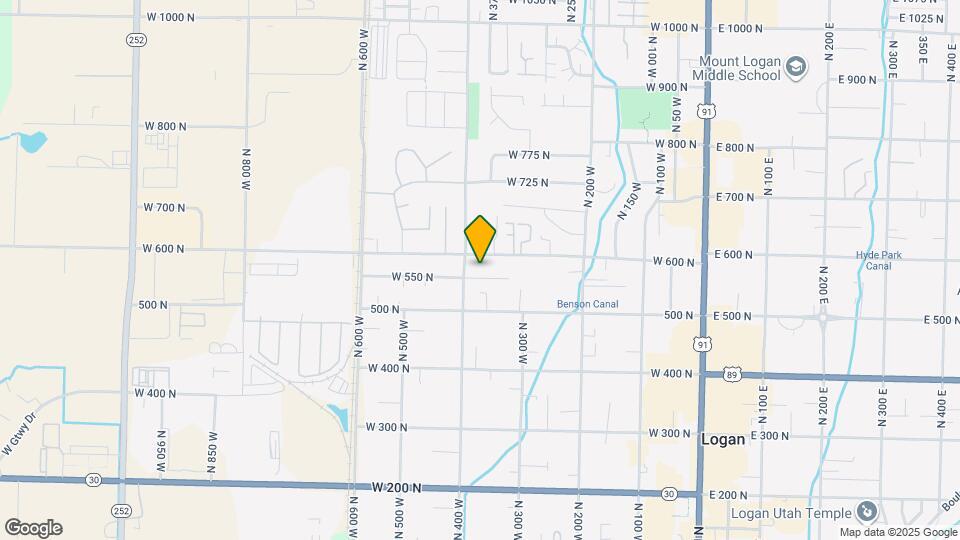 375 W 550 N Mapa y Detalles de la Ubicación