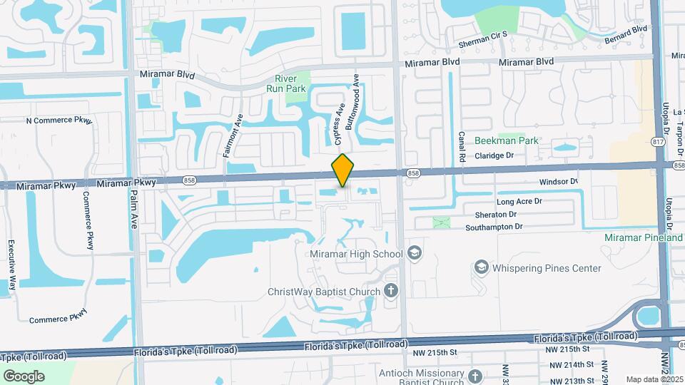 8035 SW 21st Ct Map and Location Details