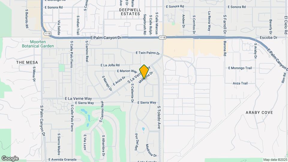 1379 Madrona Dr Map and Location Details