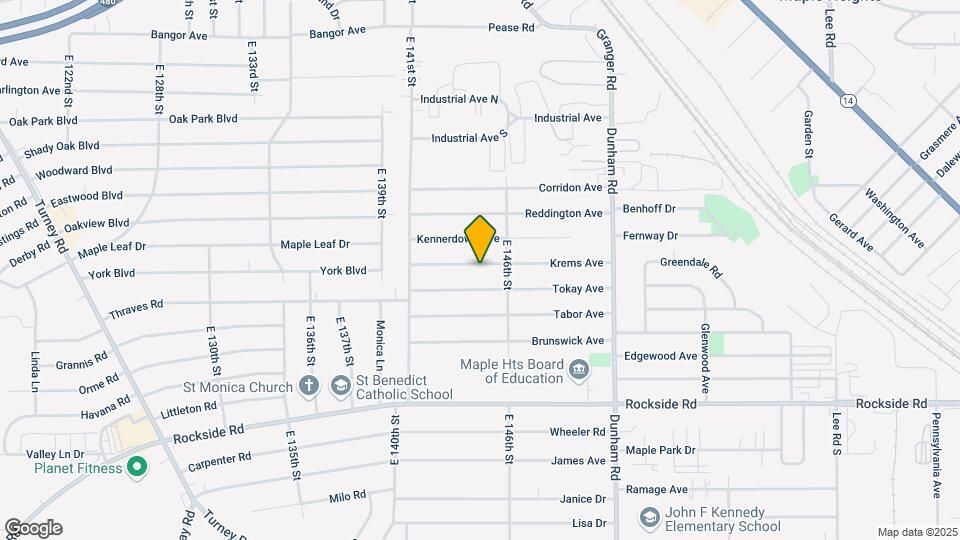 14416 Krems Ave Map and Location Details