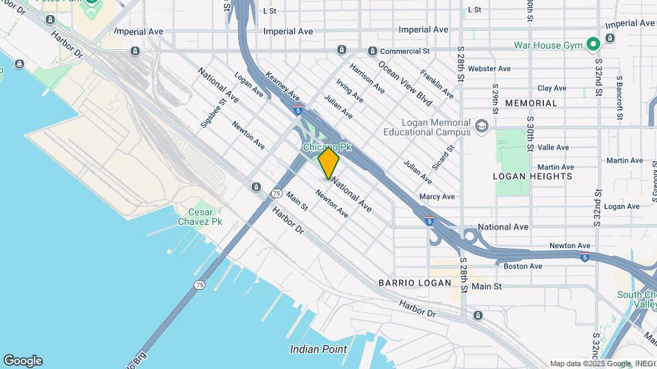 1014 S Evans St Map and Location Details