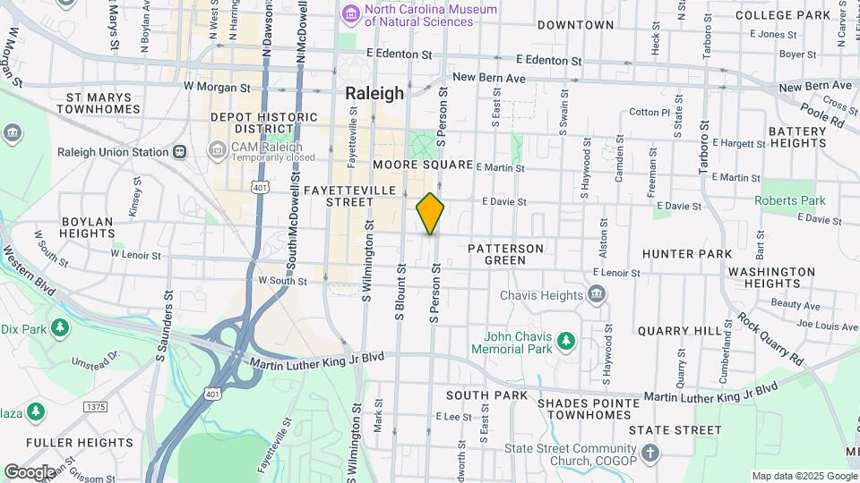 508 S Person St Map and Location Details