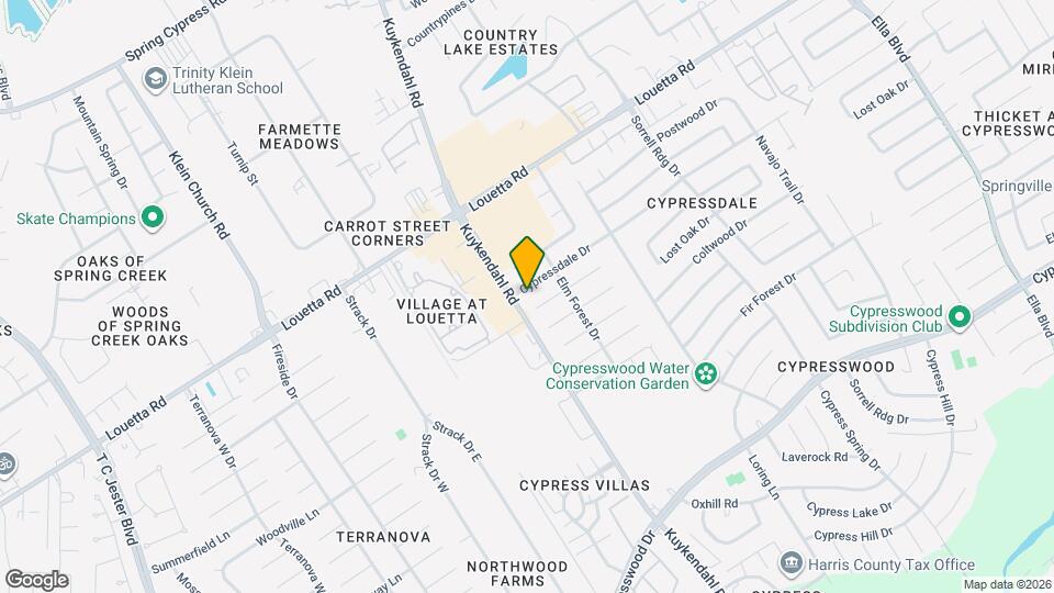 4827 Cypressdale Dr Map and Location Details