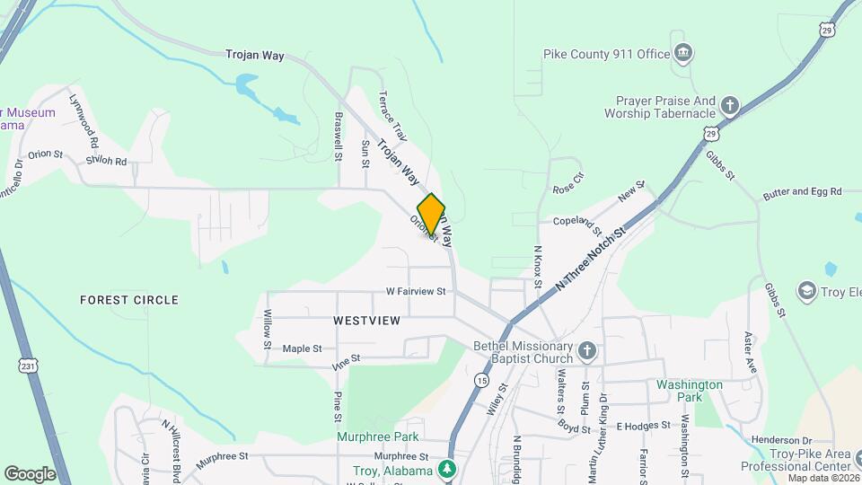 310 Orion St Map and Location Details