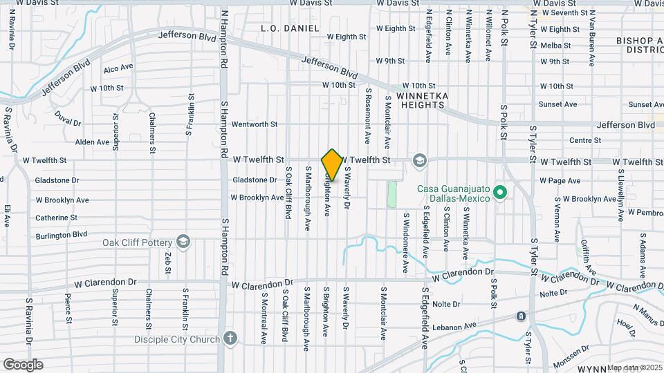 608 S Brighton Ave Map and Location Details