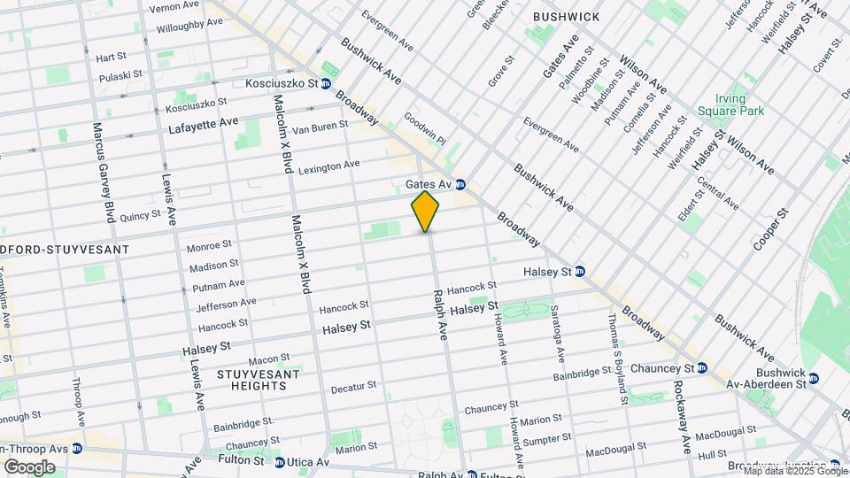 848 Madison St Mapa y Detalles de la Ubicación