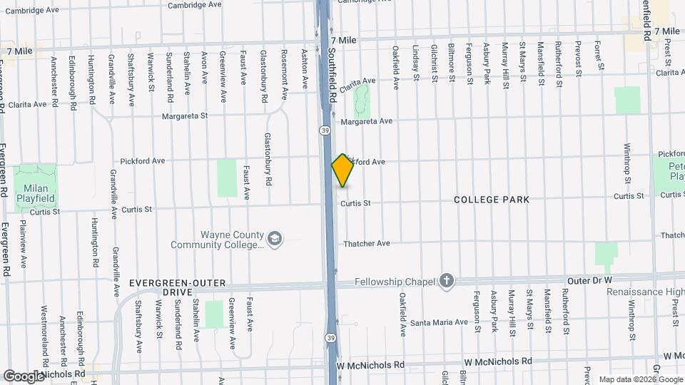 18227 Fenmore St Map and Location Details