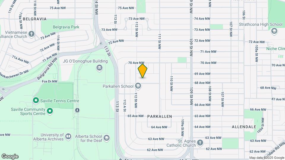 6805 112th St NW Map and Location Details