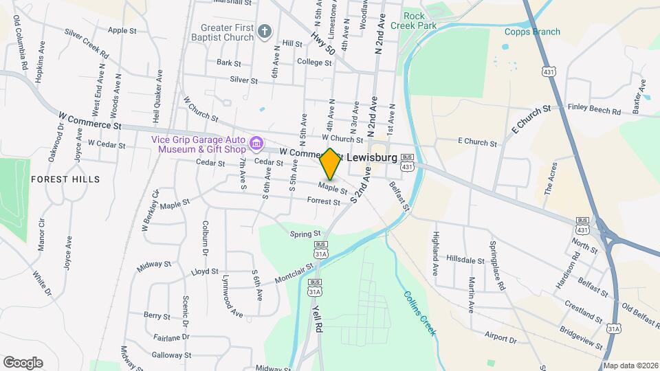 326 Maple St Map and Location Details