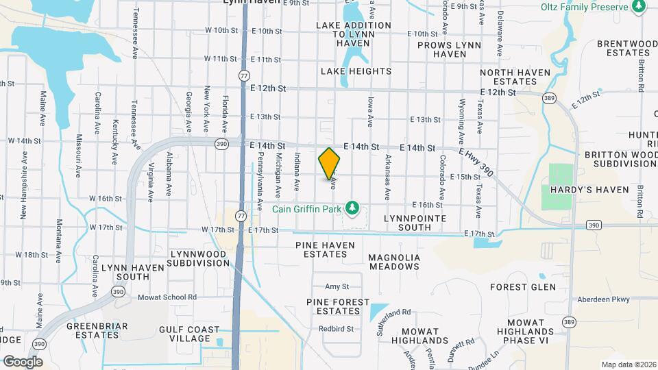 1504 Illinois Ave Map and Location Details