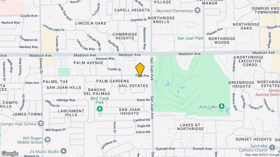 7308 Palm Ave Map and Location Details