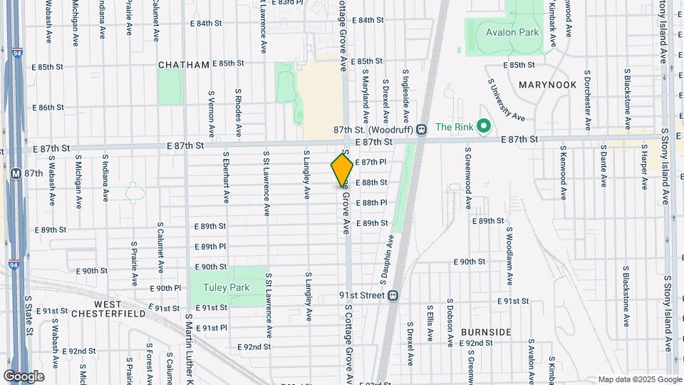 8810 S Cottage Grove Ave Map and Location Details