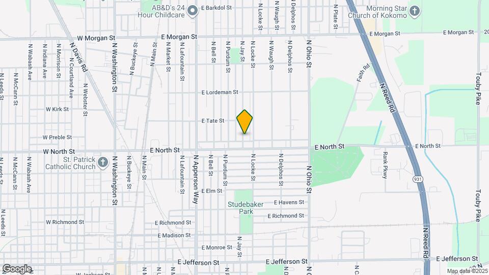 1320 N Jay St Map and Location Details