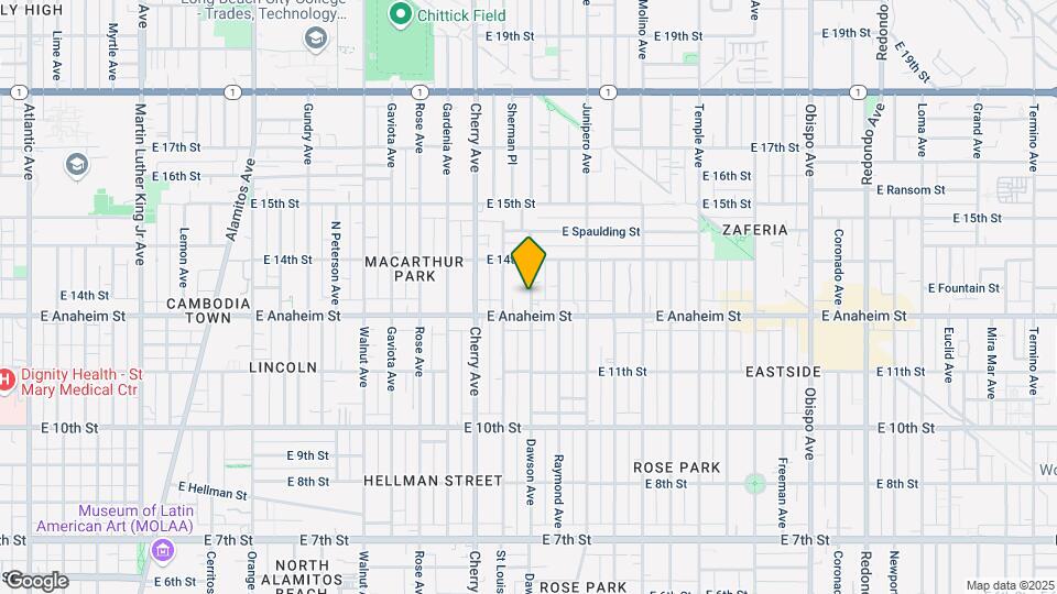 1323 Dawson Ave Map and Location Details