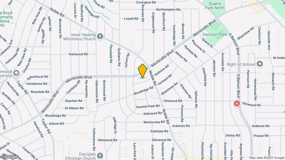 3809 Delmore Rd Map and Location Details