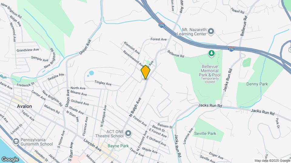 299 N Balph Ave Mapa y Detalles de la Ubicación