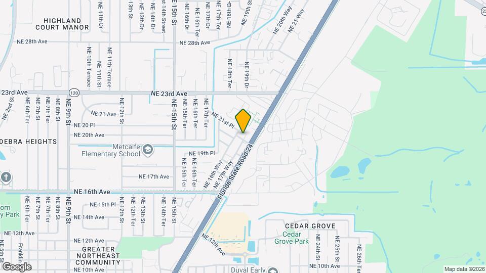 1916 NE 21st Pl Map and Location Details