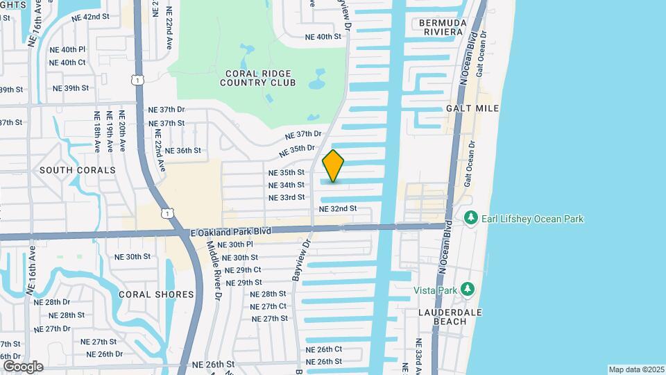 2829 NE 33rd Ct, Unit #602 Map and Location Details