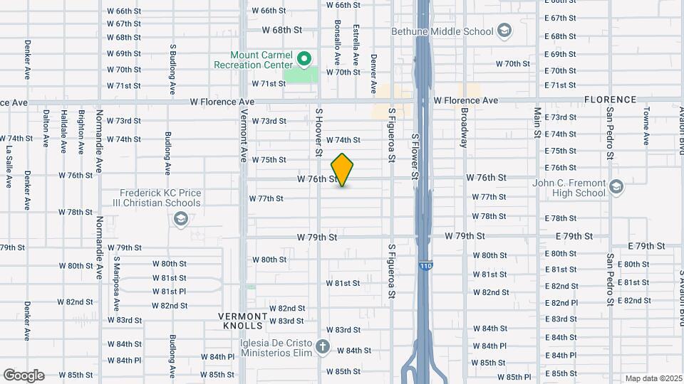 707 W 77th St Map and Location Details