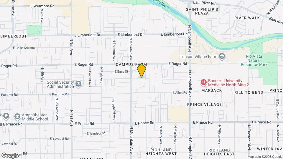 1401 E English Ivy Ct Map and Location Details