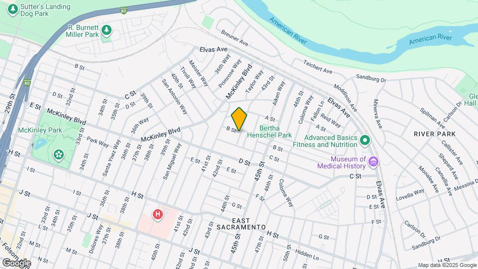 208 43rd St Map and Location Details