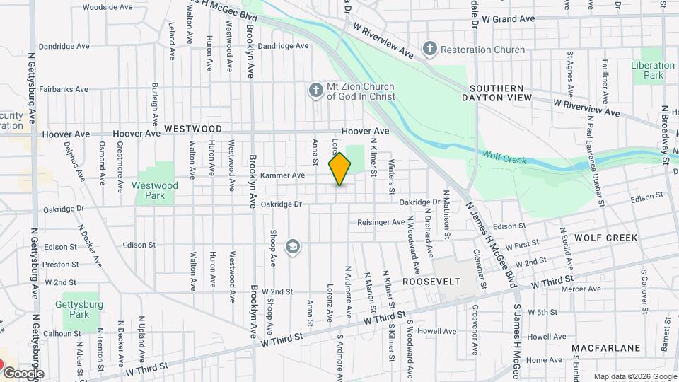 320 Lorenz Ave Mapa y Detalles de la Ubicación