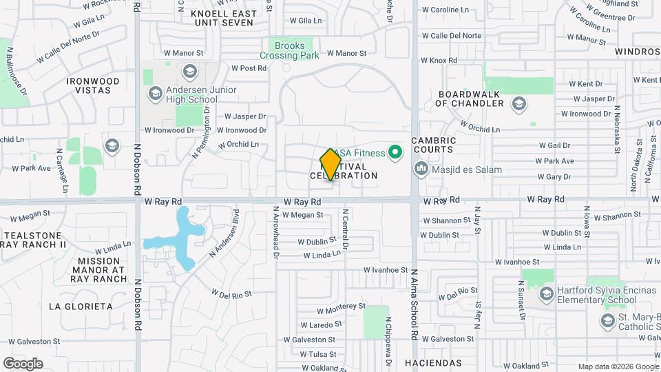 1330 W Gary Dr Map and Location Details