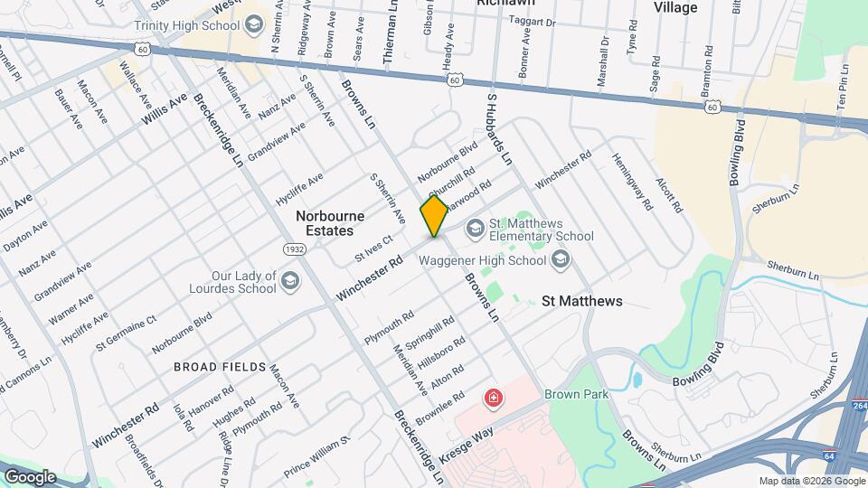 4108 Winchester Rd Map and Location Details