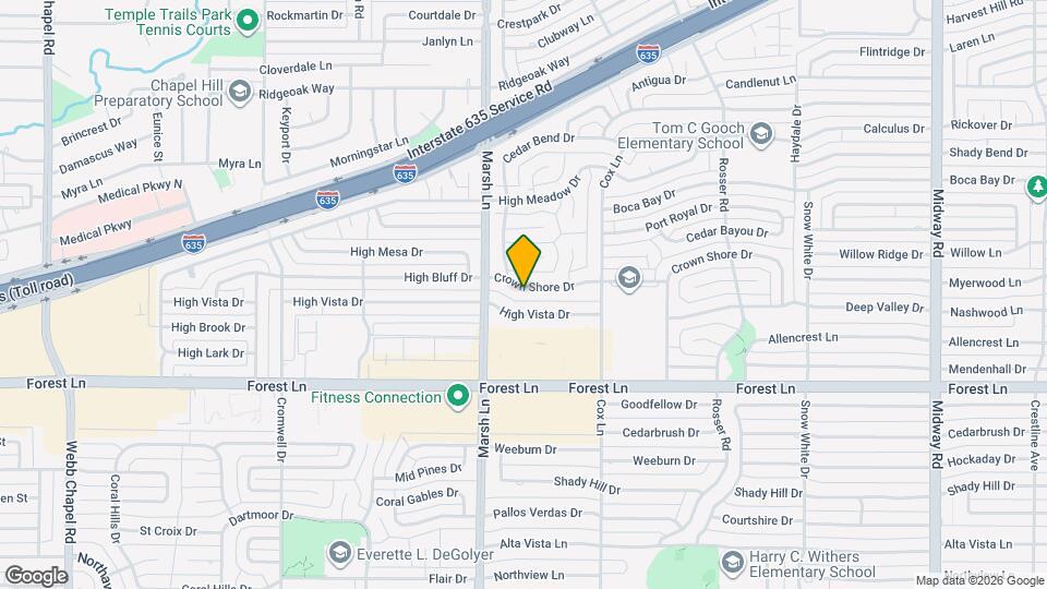 3734 Crown Shore Dr Map and Location Details