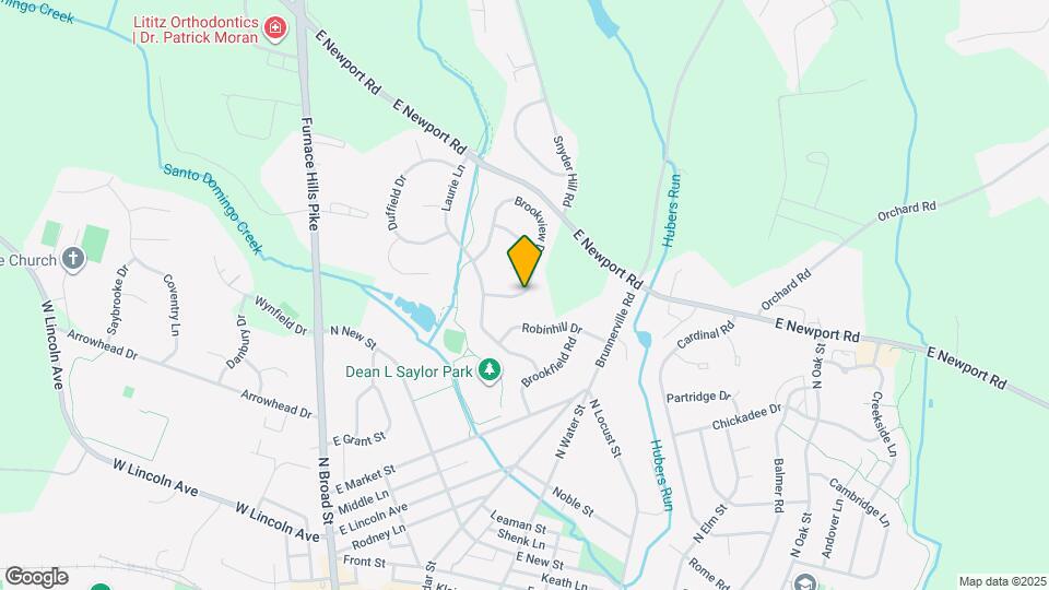 16 Brookview Dr Mapa y Detalles de la Ubicación