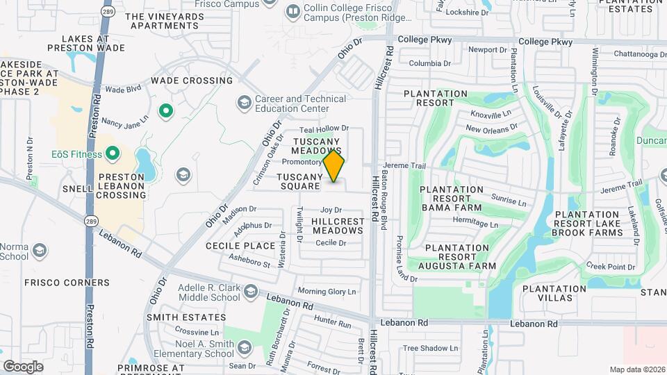 10288 Darkwood Dr Map and Location Details