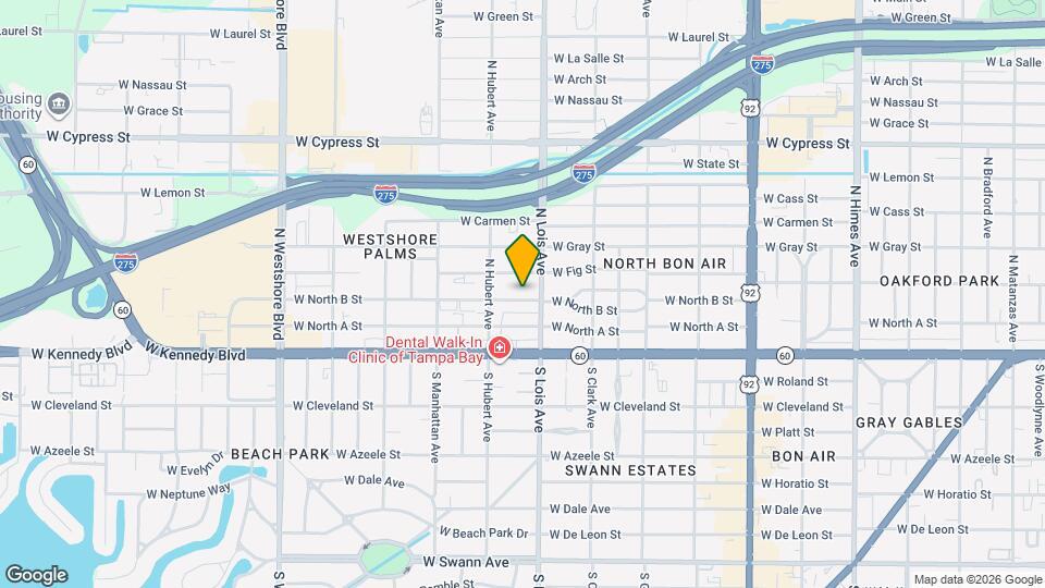 4207 W North B St Map and Location Details