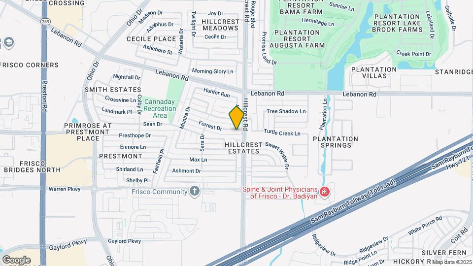 10417 Forrest Dr Map and Location Details