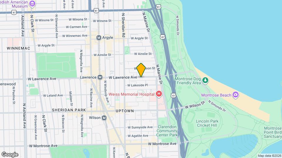 857 W Lawrence Ave Map and Location Details