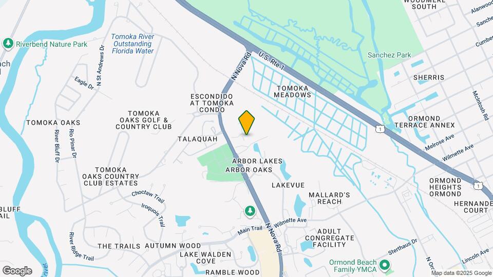 62 Tomoka Meadows Blvd Map and Location Details